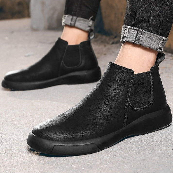 Bota Casual de Couro - Chelsea