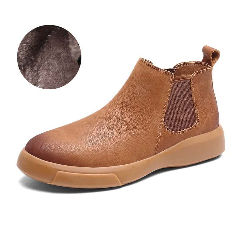 Bota Casual de Couro - Chelsea