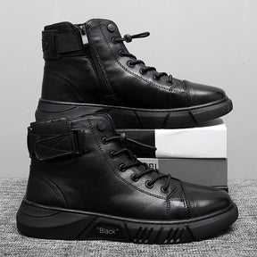 Bota Cano Baixo de Couro - Martin