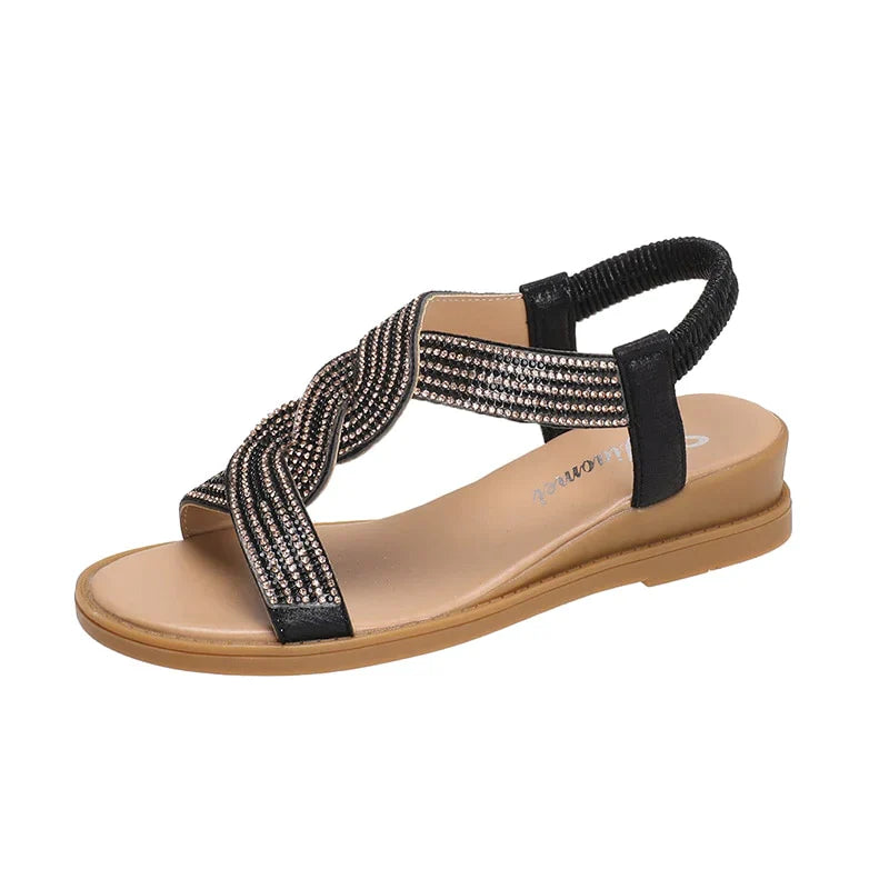Sandália Strass Refined
